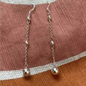 Sterling Silver Ball Earrings